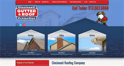 Desktop Screenshot of cincinnati-roofing-contractor.com